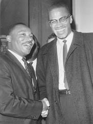 Martin Luther King Jr. and Malcolm X